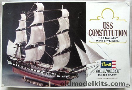 Revell 1/192 Old Ironsides USS Constitution - with Billowing Sails, 5404 plastic model kit